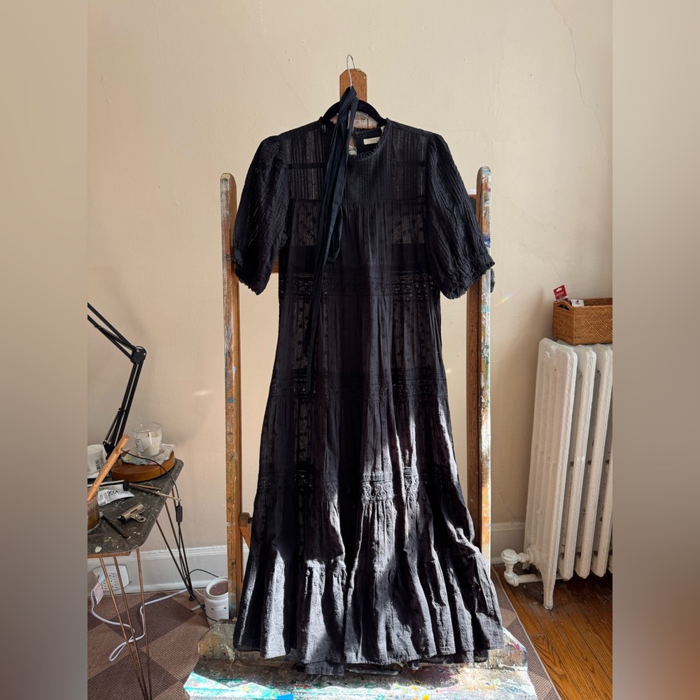 Doen Black Long Sleeve Dress